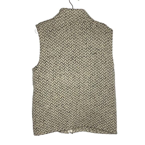 Branigan Weavers Womens Size Medium 100% Wool Vest Zip Up Irish Wool - Picture 6 of 10